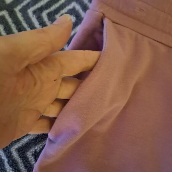 Banana Republic Coral Pink Viscose Blend Drawstring Sweatpants Sz XL - Picture 3 of 7